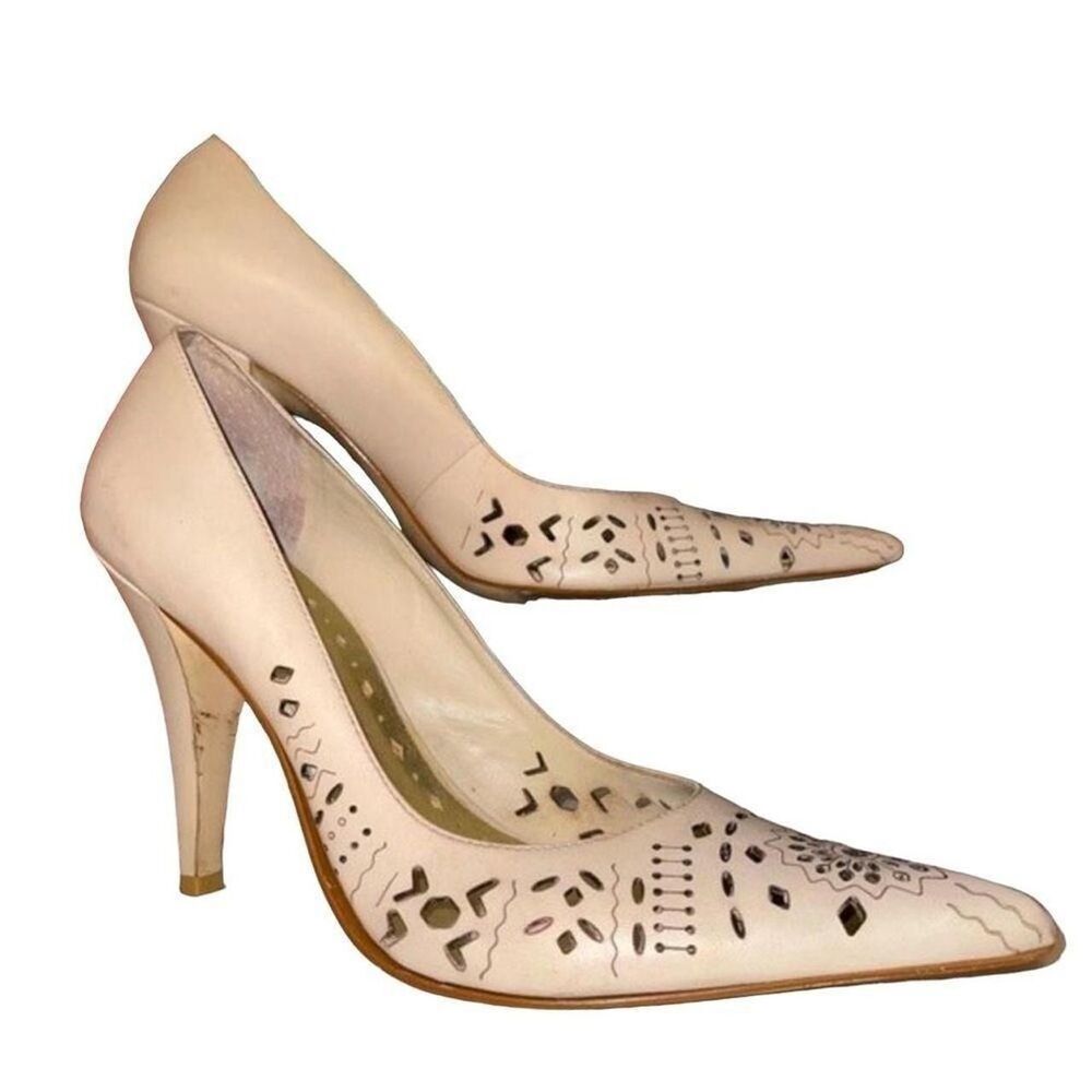 BCBGirls Nude Heels sz 8